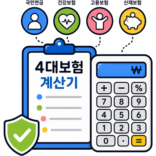 4대보험 계산기 아이콘