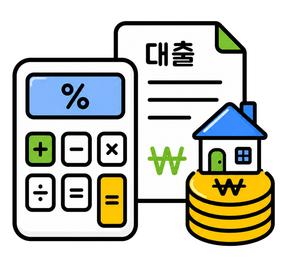 대출이자 계산기 아이콘